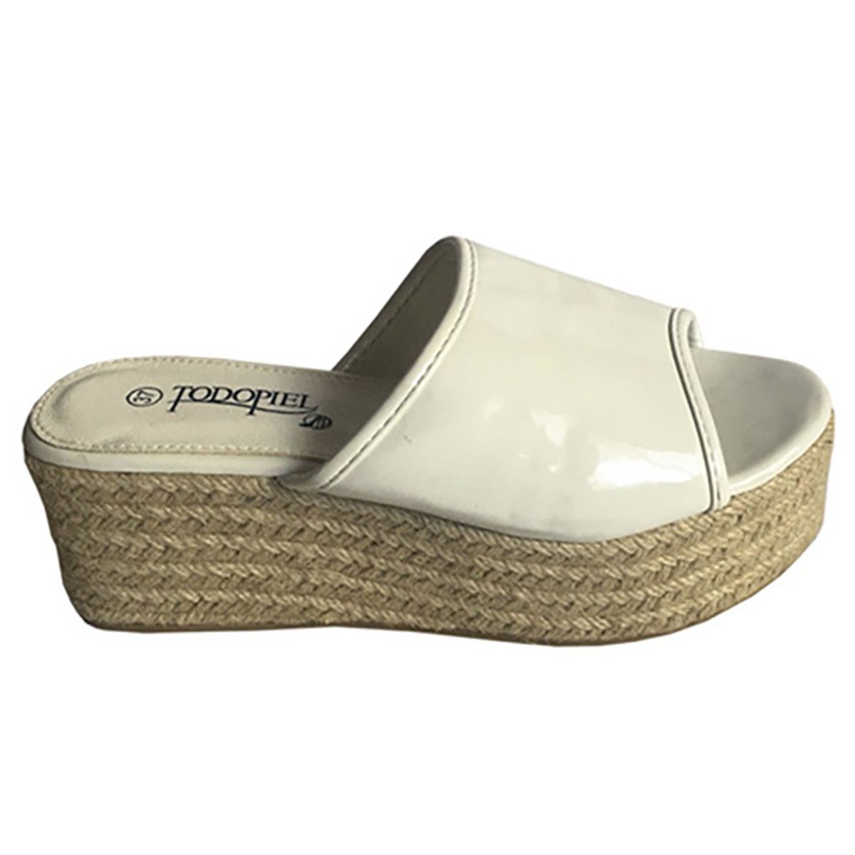 TODOPIEL - Sandalia Mujer Blanco Todopiel