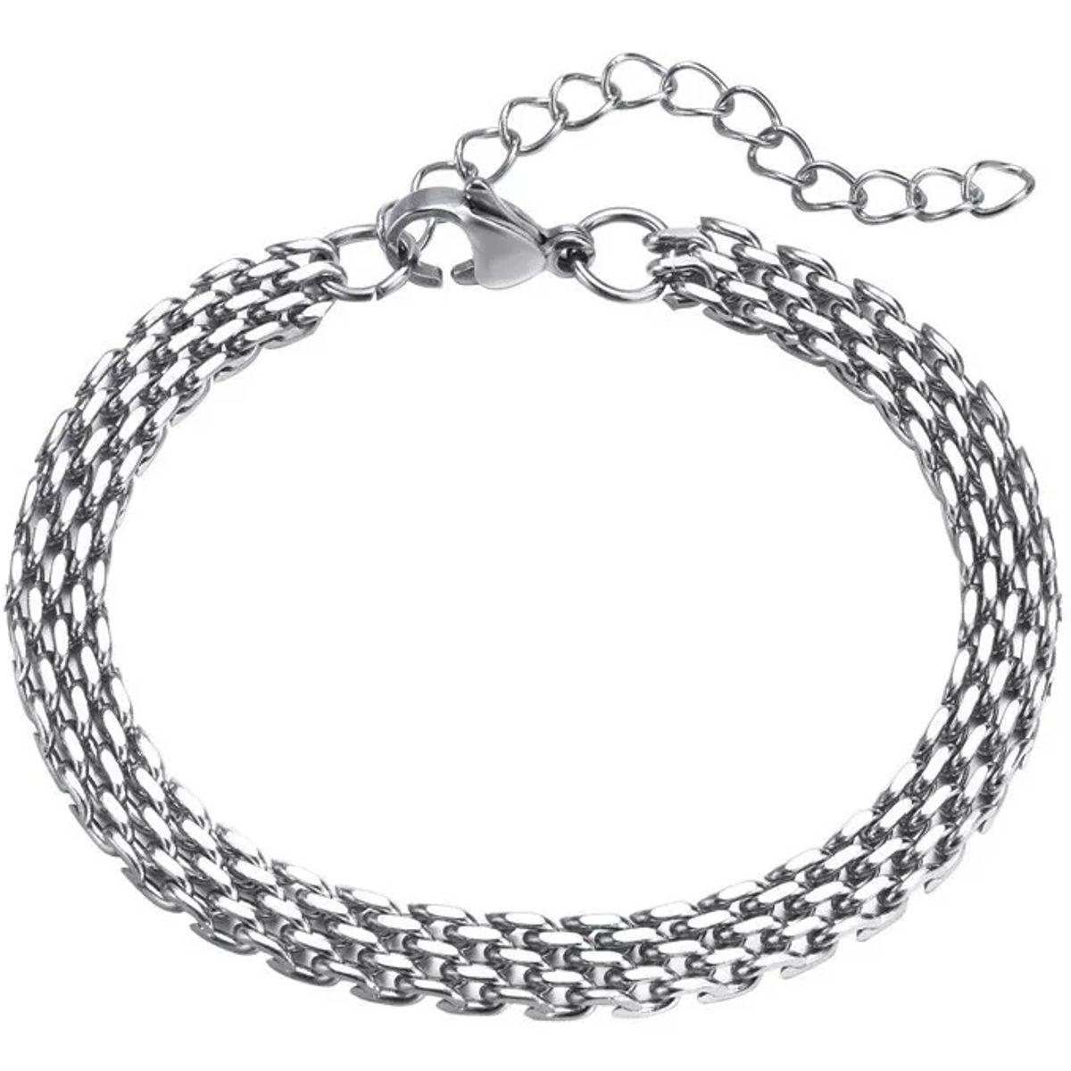 ROYAL - Pulsera Doble Acero Quirúrgico Hombre Moda Royal madriz.