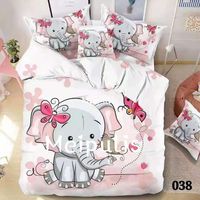 Cobertor tipo Quilts de Verano 1,5 plaza - Elefante