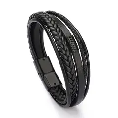 MERCADO CBF - Pulsera Moderna y Elegante de Cierre Magnético Eco Cuero