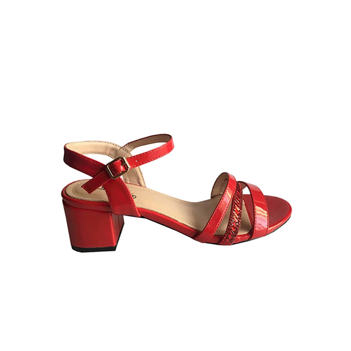 TODOPIEL - Sandalia Mujer Rojo Todopiel