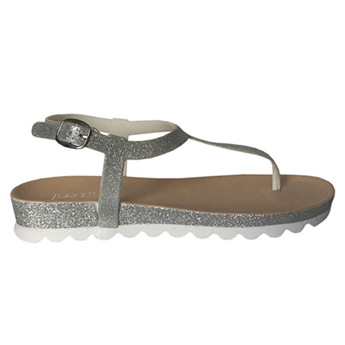TODOPIEL - Sandalia Mujer Plateado Todopiel