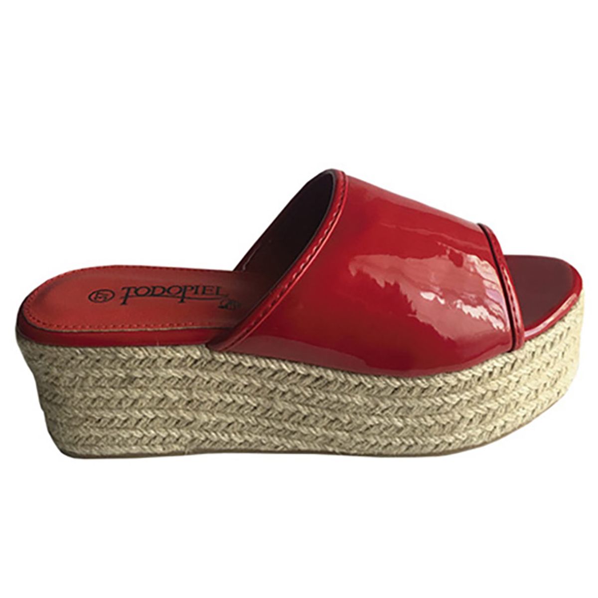 TODOPIEL - Sandalia Mujer Rojo Todopiel