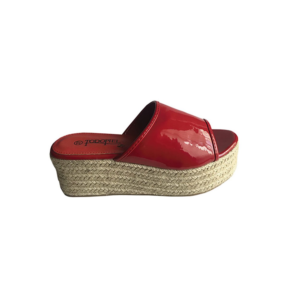 TODOPIEL - Sandalia Mujer Rojo Todopiel