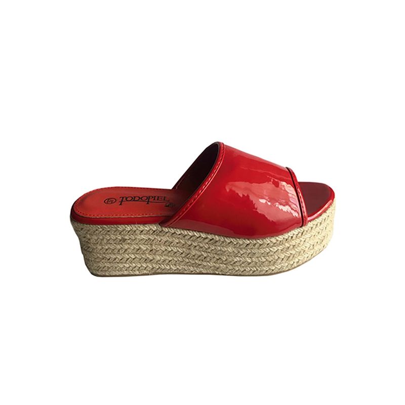 TODOPIEL - Sandalia Mujer Rojo Todopiel
