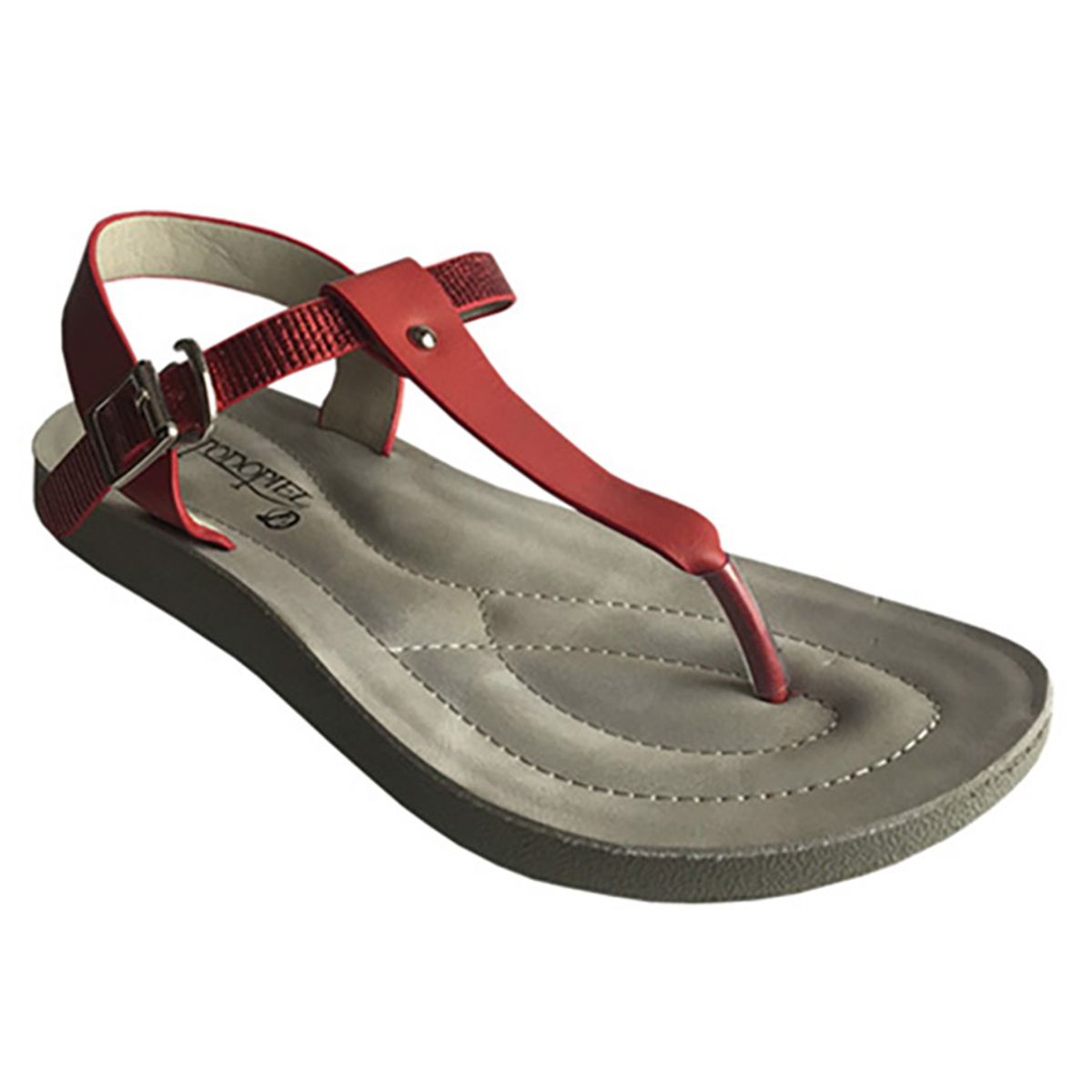 TODOPIEL - Sandalia Mujer Rojo Todopiel