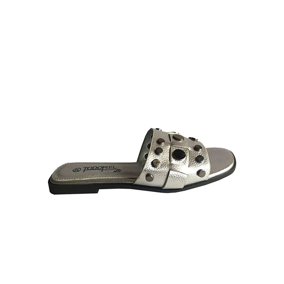 TODOPIEL - Sandalia Mujer Plateado Todopiel