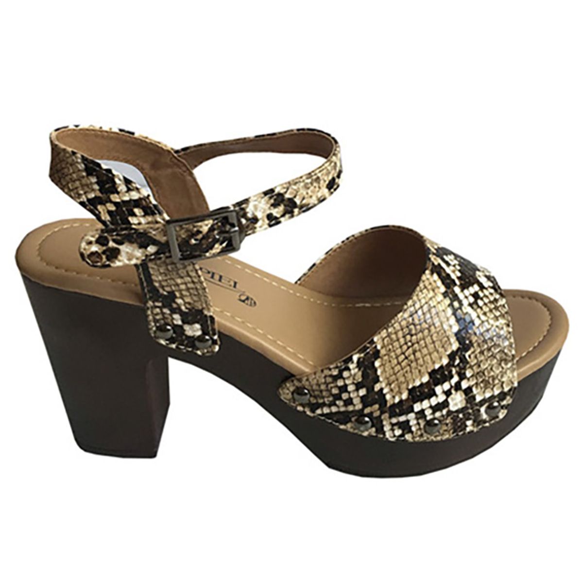 TODOPIEL - Sandalia Mujer Café Todopiel