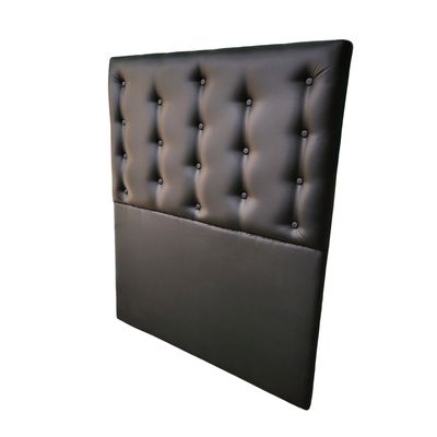 Imagen 2 del producto Respaldo 1 1/2 Negro Eco cuero Botone a Piso Muebles Rimar