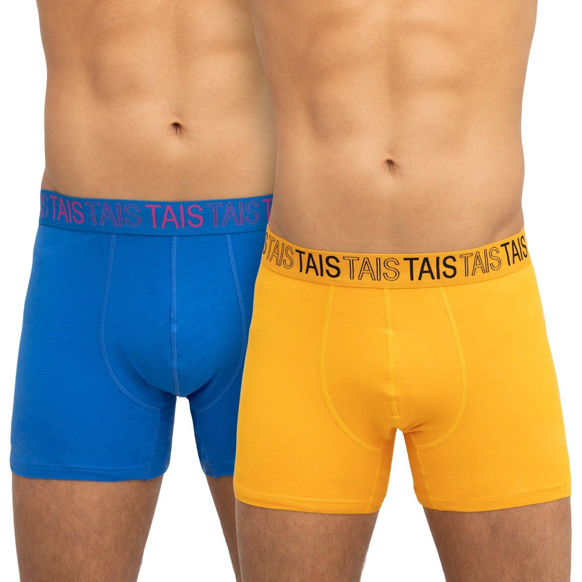 TAIS - Bóxer Full Color Bi-Pack Azulino Tais