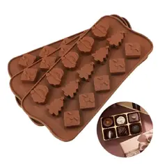 GENERICO - Moldes De Chocolate Molde De Silicona Molde De Navidad