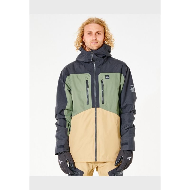 RIP CURL - Parka Snow FREERIDE SEARCH SNOW JACKET Hombre Verde Rip Curl RIP CURL