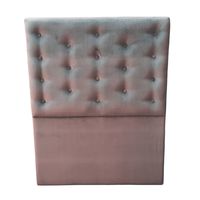 Respaldo 1 1/2 Gris Felpa Botone a piso Muebles Rimar