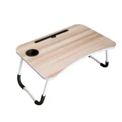 GENERICO - MESA CAMA PORTÁTIL BANDEJA NOTEBOOK LAPTOP TELETRABAJO MADERA