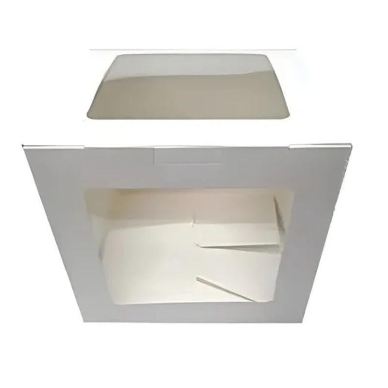 GENERICO - 6 Caja Carton Autoarmable Caja Para Queque Caja De Torta20cm