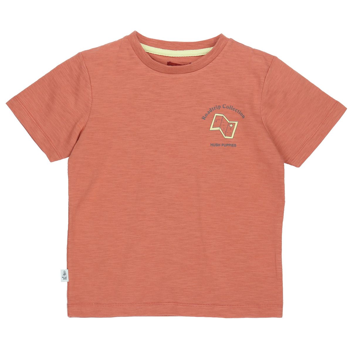 HUSH PUPPIES - Polera M/C Niño Roadtrip Naranja HUSH PUPPIES