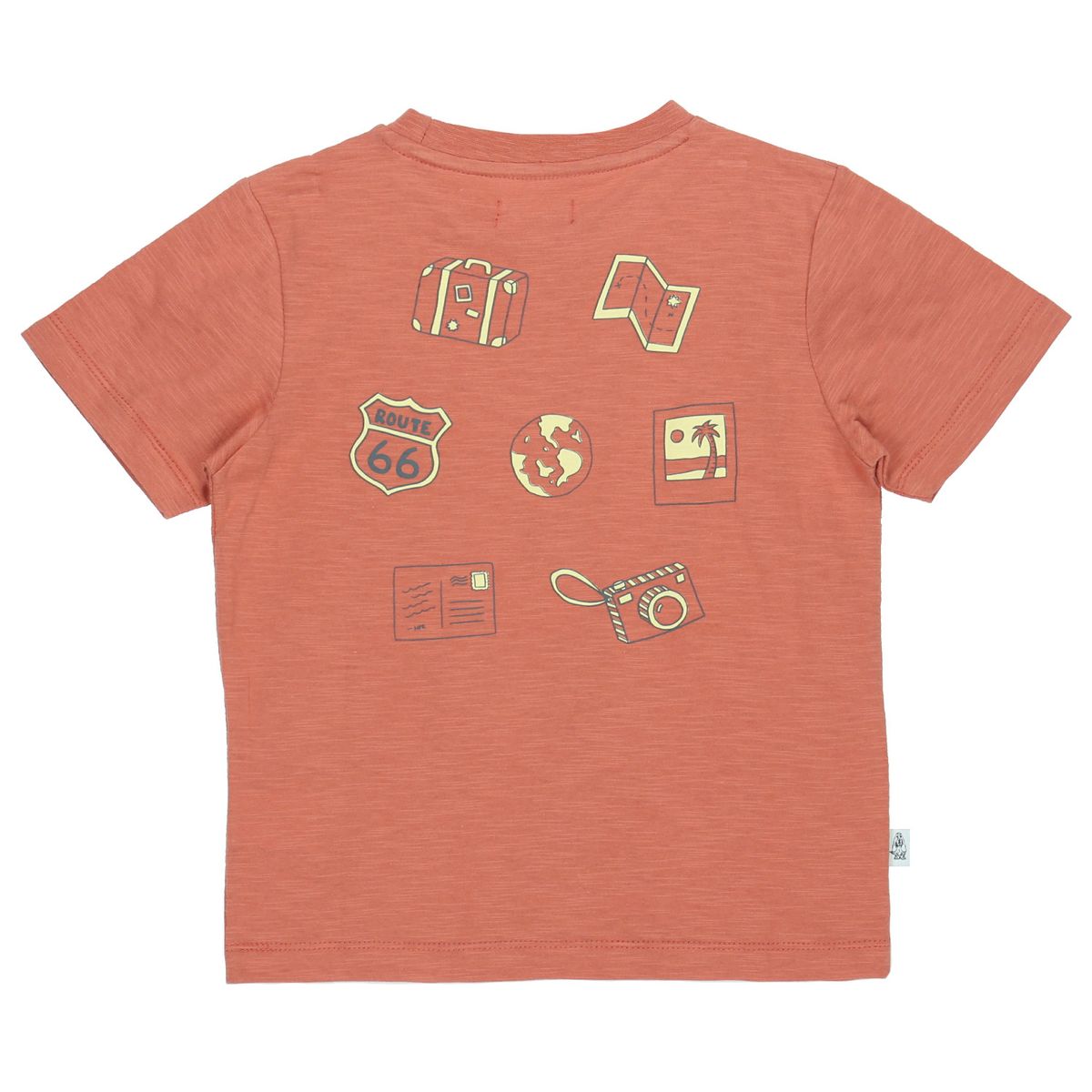 HUSH PUPPIES - Polera M/C Niño Roadtrip Naranja HUSH PUPPIES