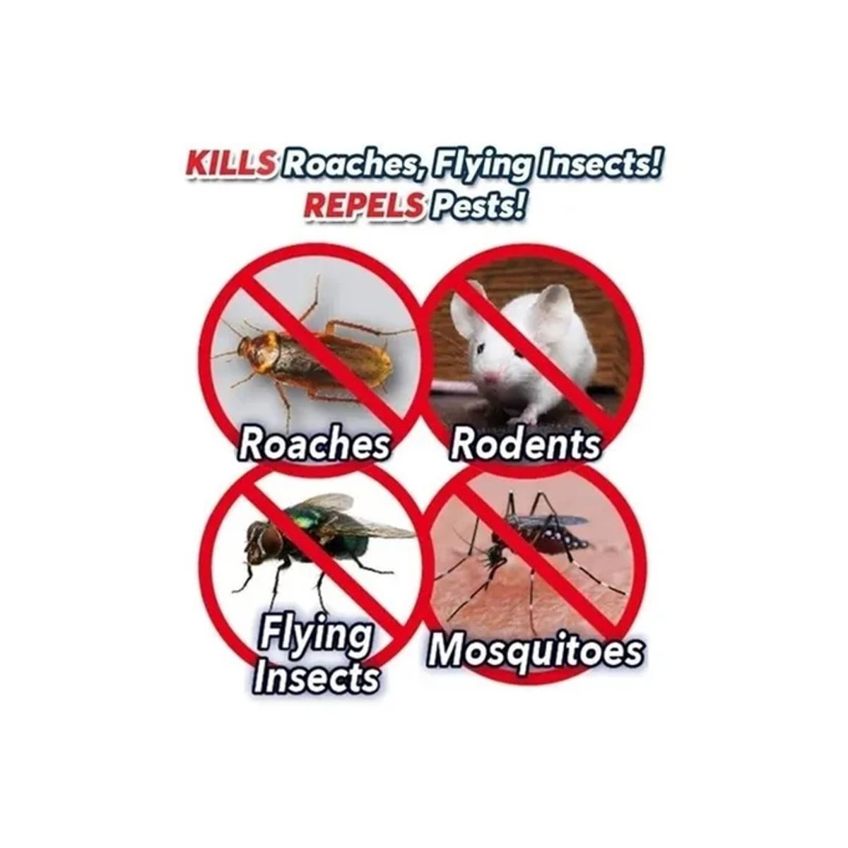 GENERICO - Trampa Ratones Repelente Insectos Electrico