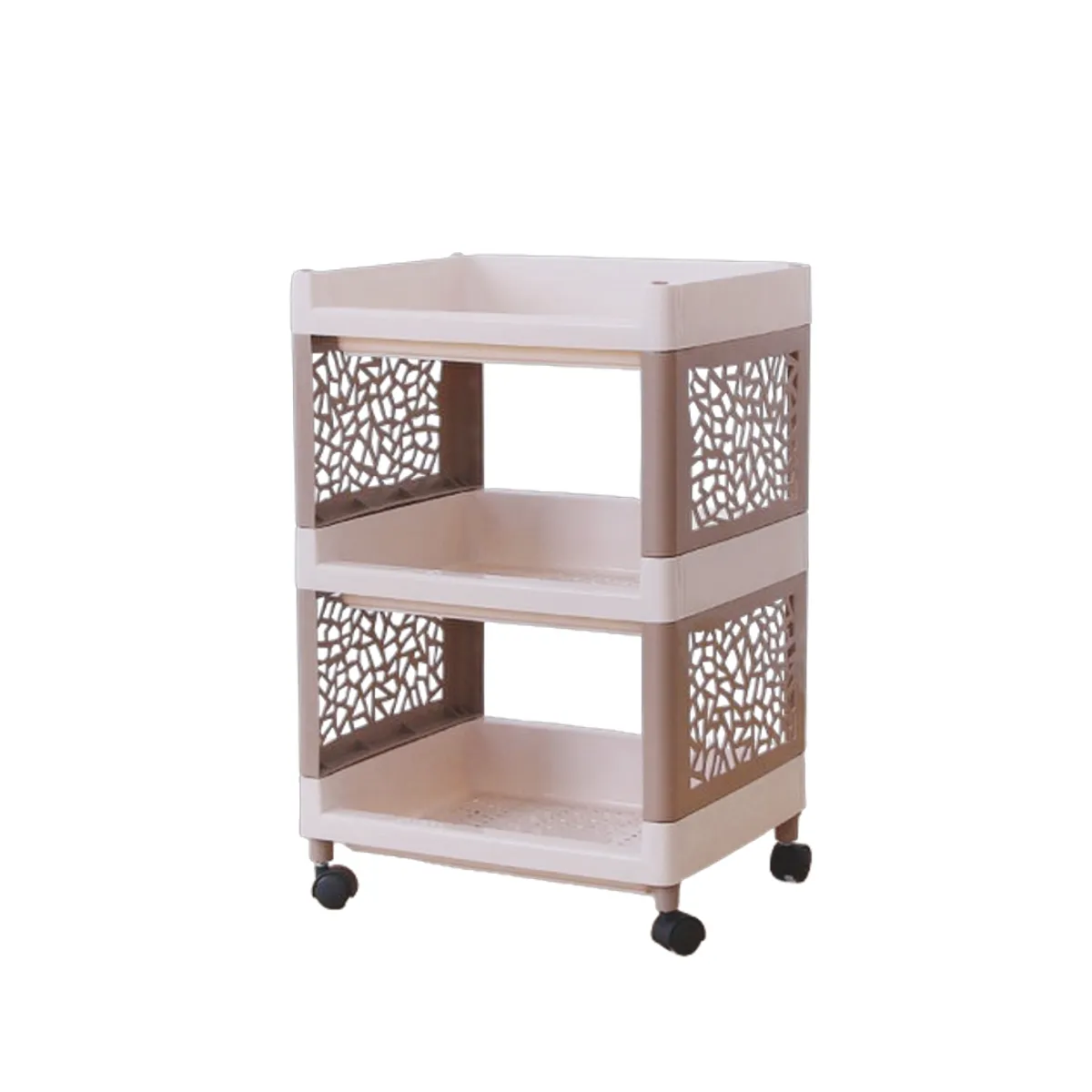 GENERICO - Estante Repisa Organizador librero 3 niveles 6044 Beige