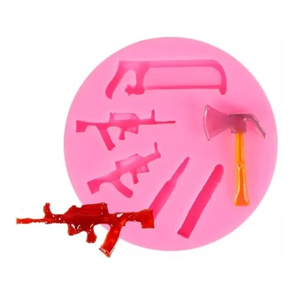 GENERICO - Molde De Silicona Molde Fondant Hacha 6066