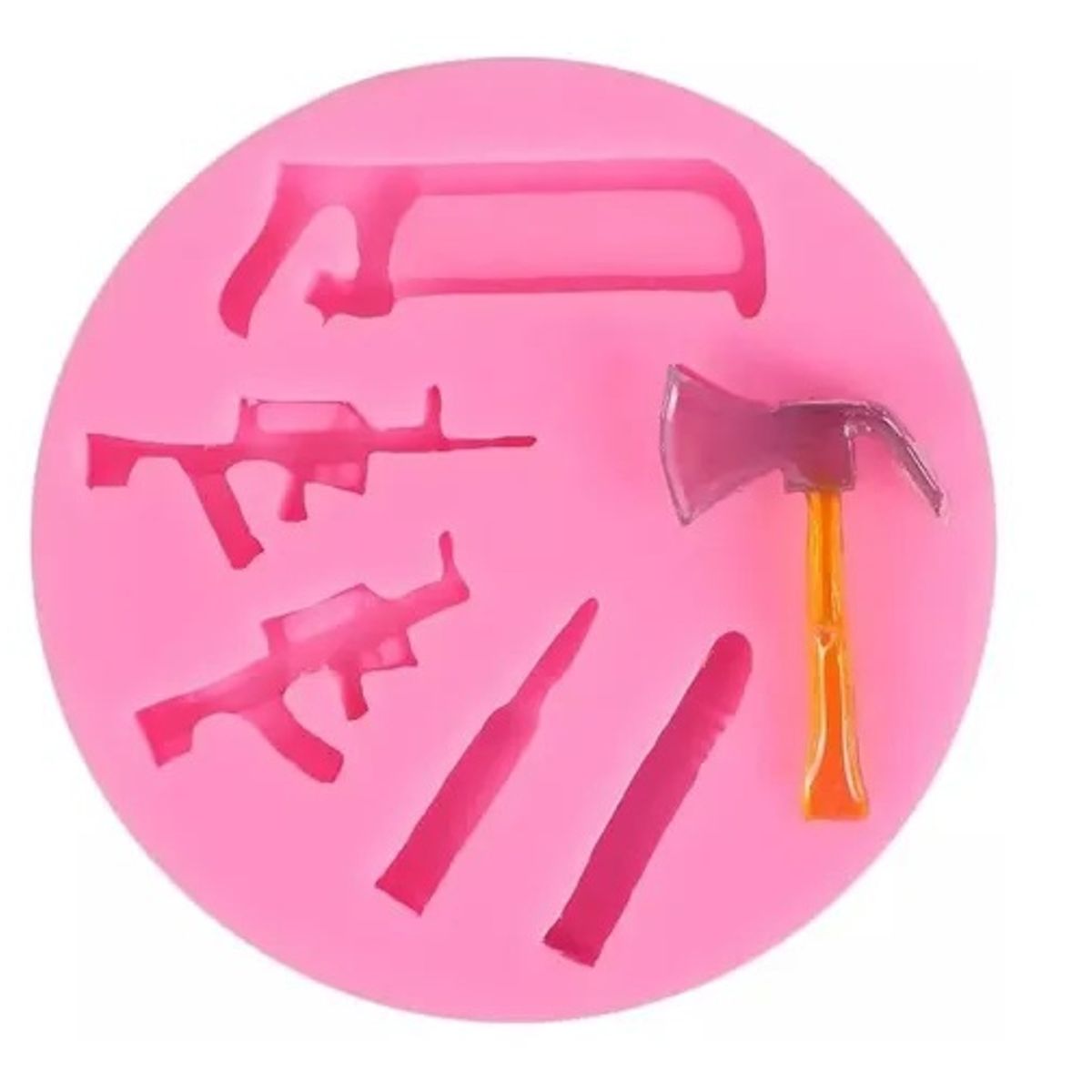 GENERICO - Molde De Silicona Molde Fondant Hacha 6066