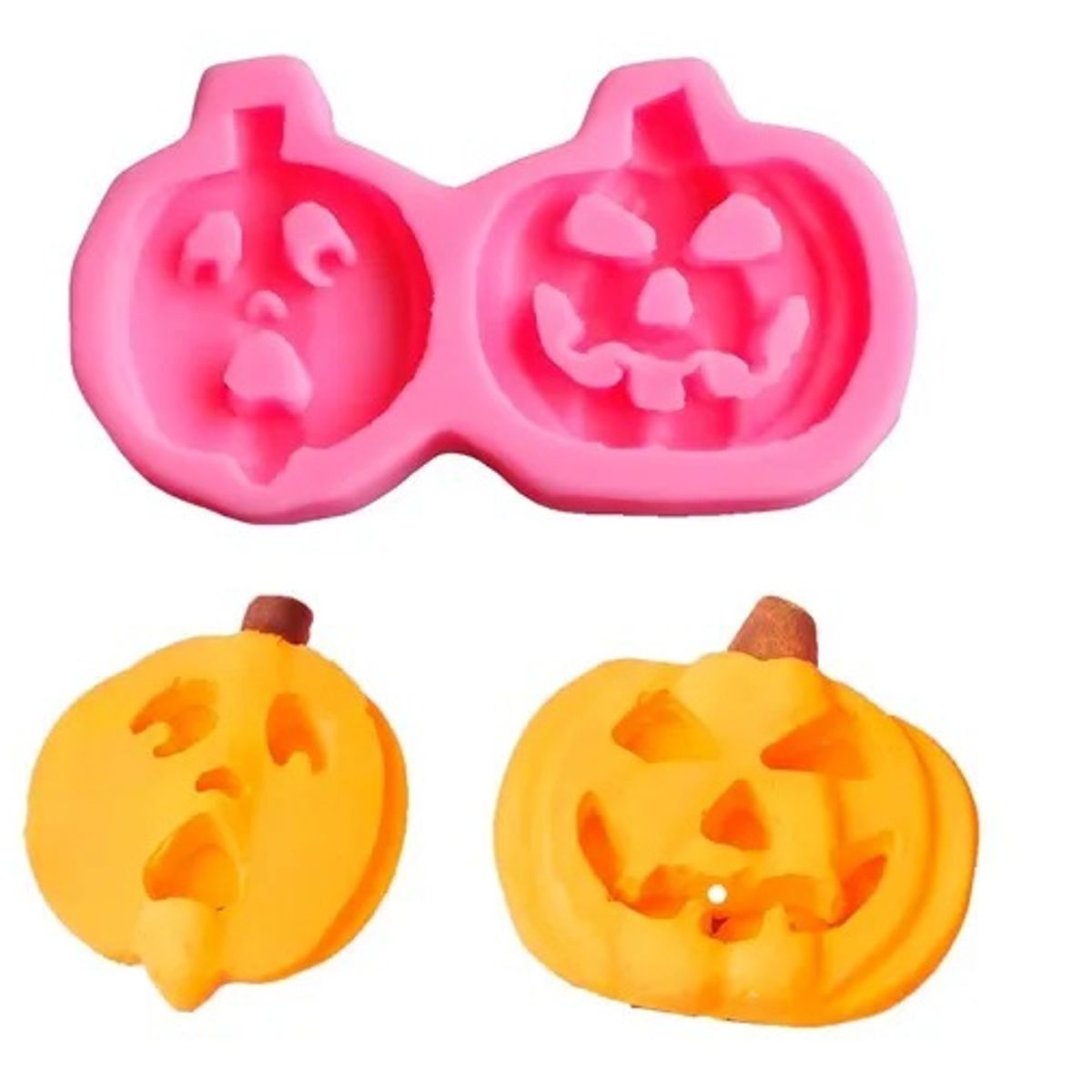 GENERICO - Molde De Silicona Molde Calabaza Molde Fondant Calabaza 2301