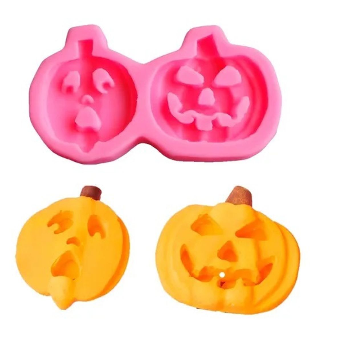 GENERICO - Molde De Silicona Molde Calabaza Molde Fondant Calabaza 2301