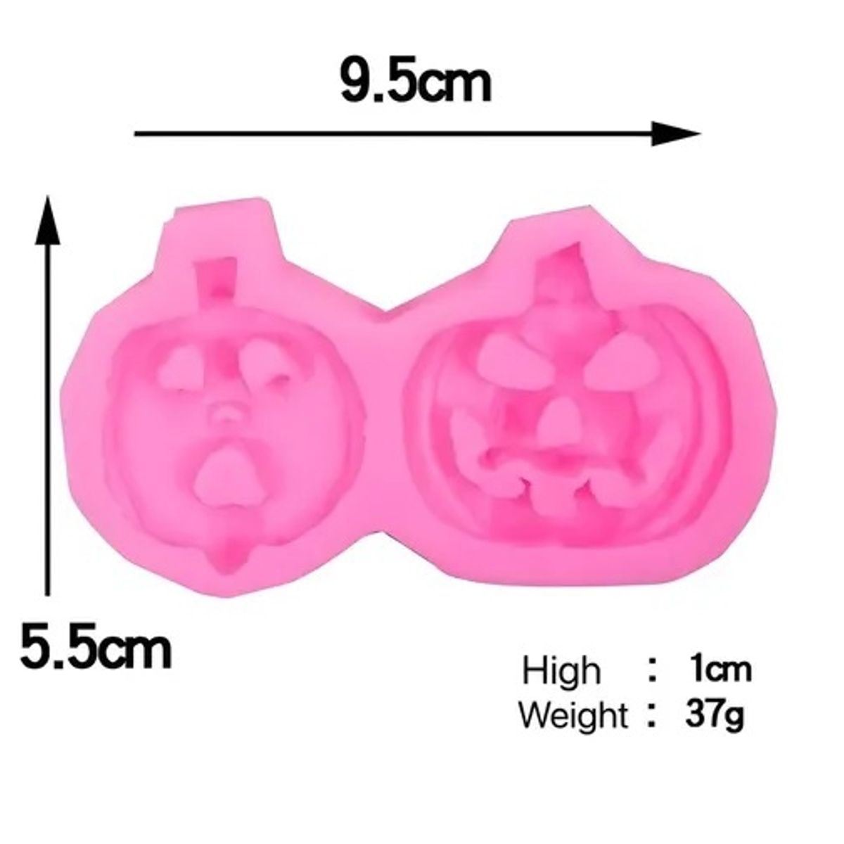 GENERICO - Molde De Silicona Molde Calabaza Molde Fondant Calabaza 2301