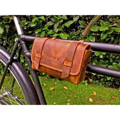 TRELKE - BOLSO BICICLETA YAFÜN MARRÓN ENVEJECIDO