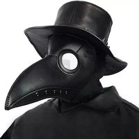 Máscara Peste Negra Cuero Sintético Cosplay - Halloween