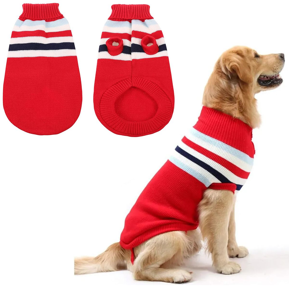 KUANGYE - Ropa Para Perros Suéter Labrador Golden Retriever Alaska