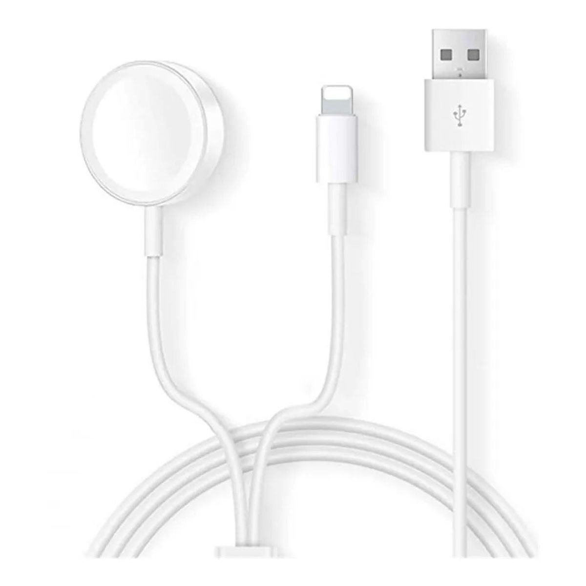 KUANGYE - Cargador 2 En 1 compatible con Apple Watch Y iPhone/iPad