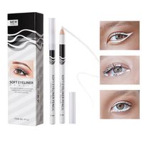 Pack 12 Lápices Delineadores De Ojos Color Blanco
