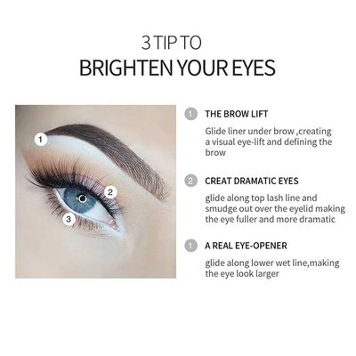 Imagen 2 del producto Pack 12 Lápices Delineadores De Ojos Color Blanco