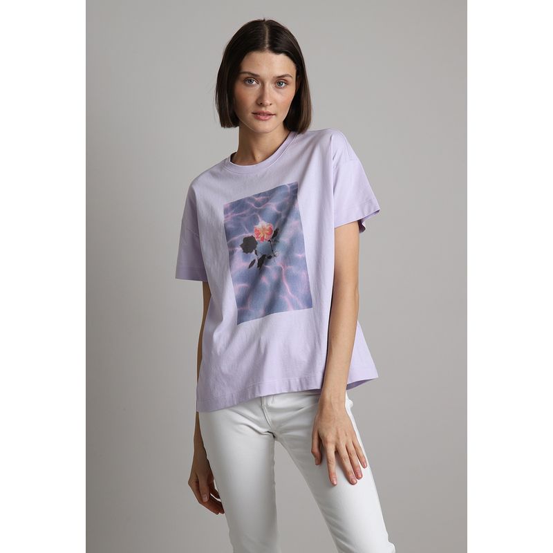 ESPRIT - Polera Con Estampado Esprit ESPRIT