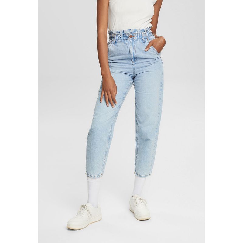 ESPRIT - Con Cáñamo: Jeans Estilo Paper Bag Esprit ESPRIT