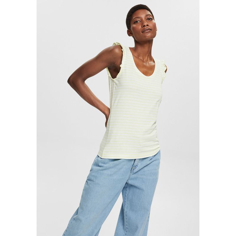 ESPRIT - Polera Con Diseño A Rayas Esprit ESPRIT