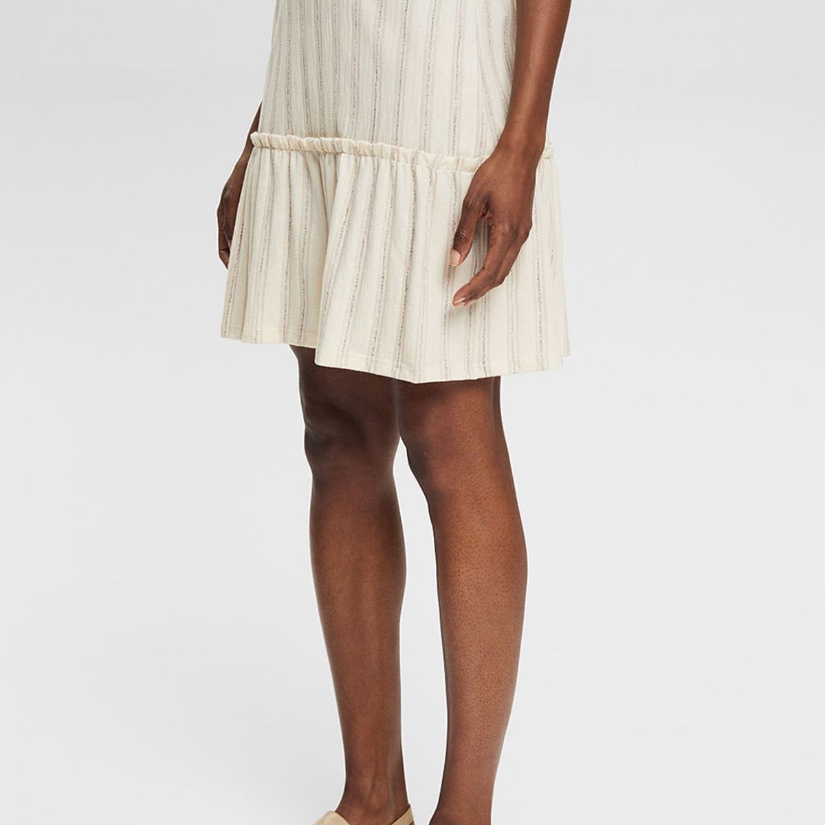 ESPRIT - Falda Con Cordón En Mezcla De Algodón Esprit ESPRIT