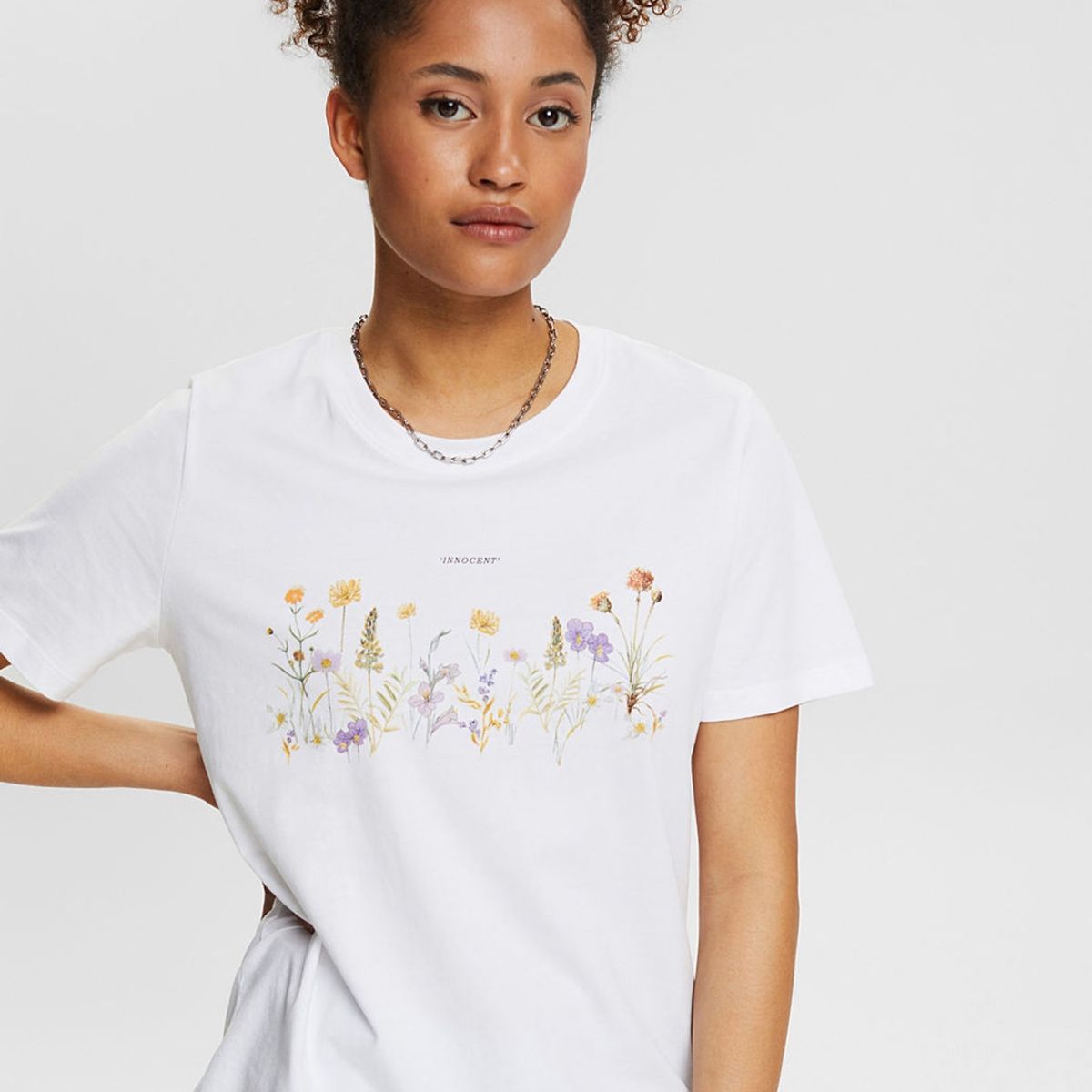 ESPRIT - Polera Con Estampado De Flores Esprit ESPRIT