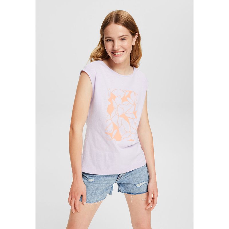 ESPRIT - Polera Con Estampado Esprit ESPRIT