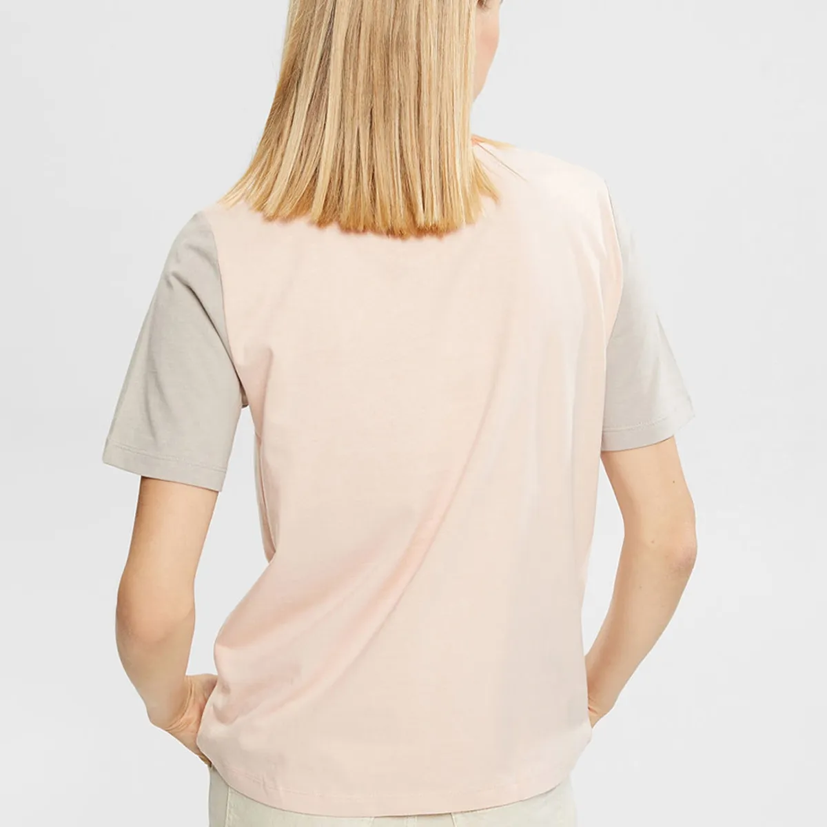 ESPRIT - Polera Con Diseño De Bloques De Color Esprit ESPRIT