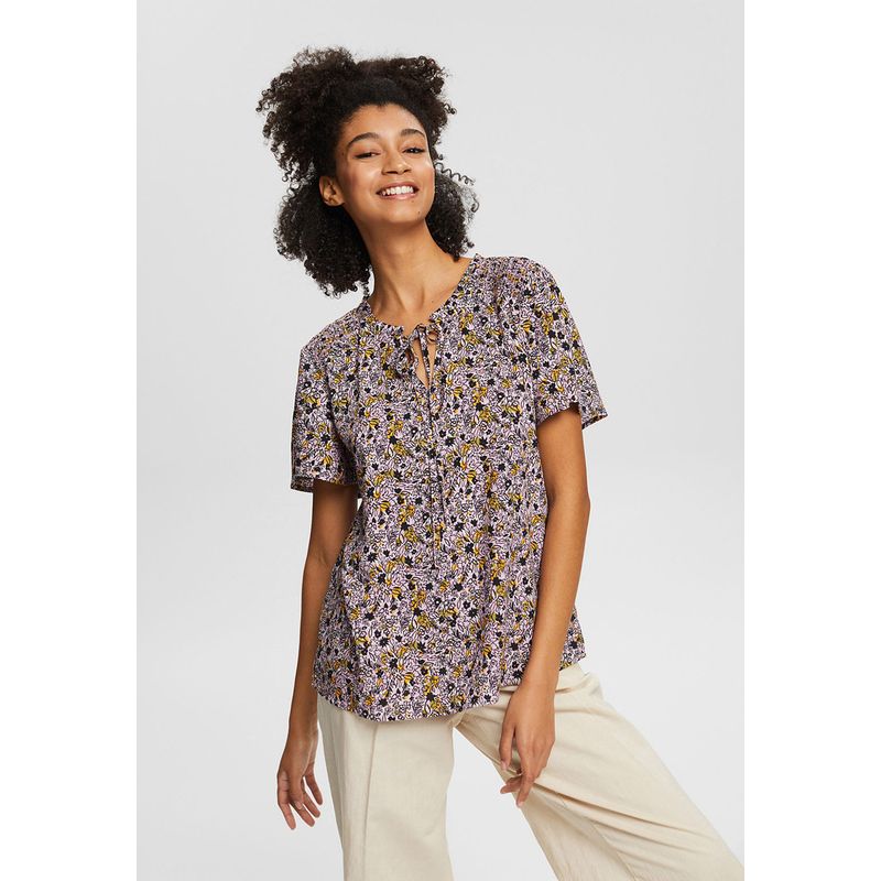 ESPRIT - Blusa Con Estampado Floral Esprit ESPRIT