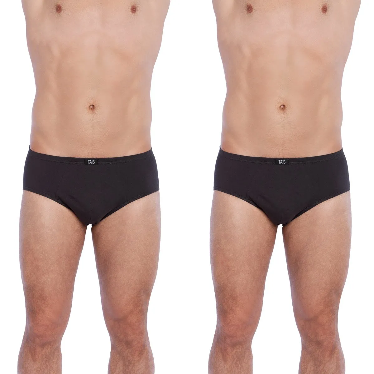 TAIS - Slip Clásico Bi-Pack Gris Tais