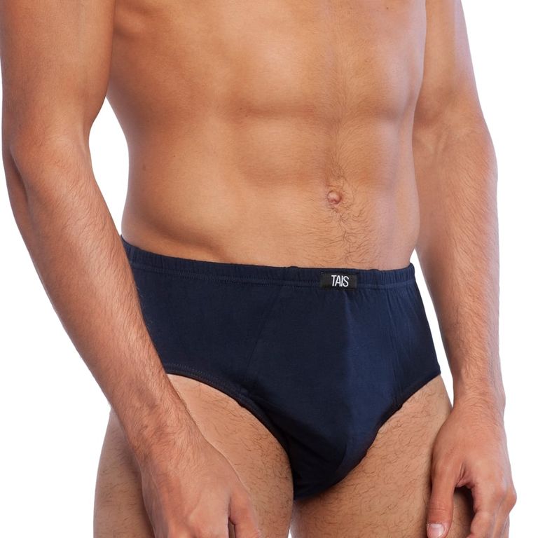 Slip Clasico Bi-Pack Azul Azul S
