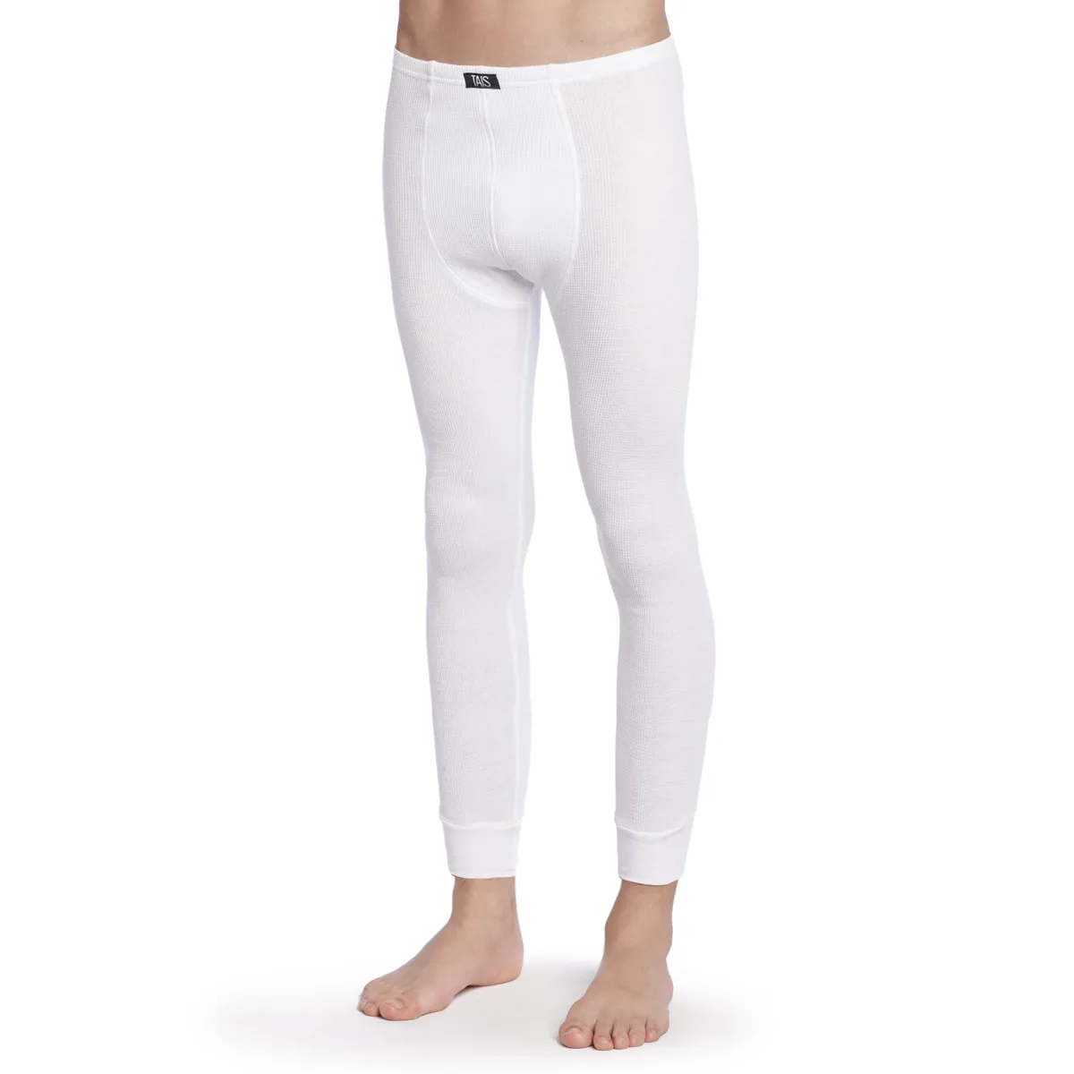 TAIS - Calzoncillo Largo Termico Tejido Panal Blanco Tais
