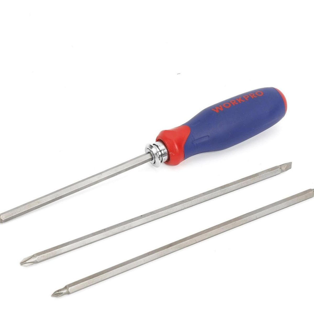WORKPRO - Destornillador Punta Intercambiable 6 En 1 Workpro