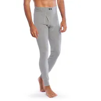 Calzoncillo Largo Algodón Gris