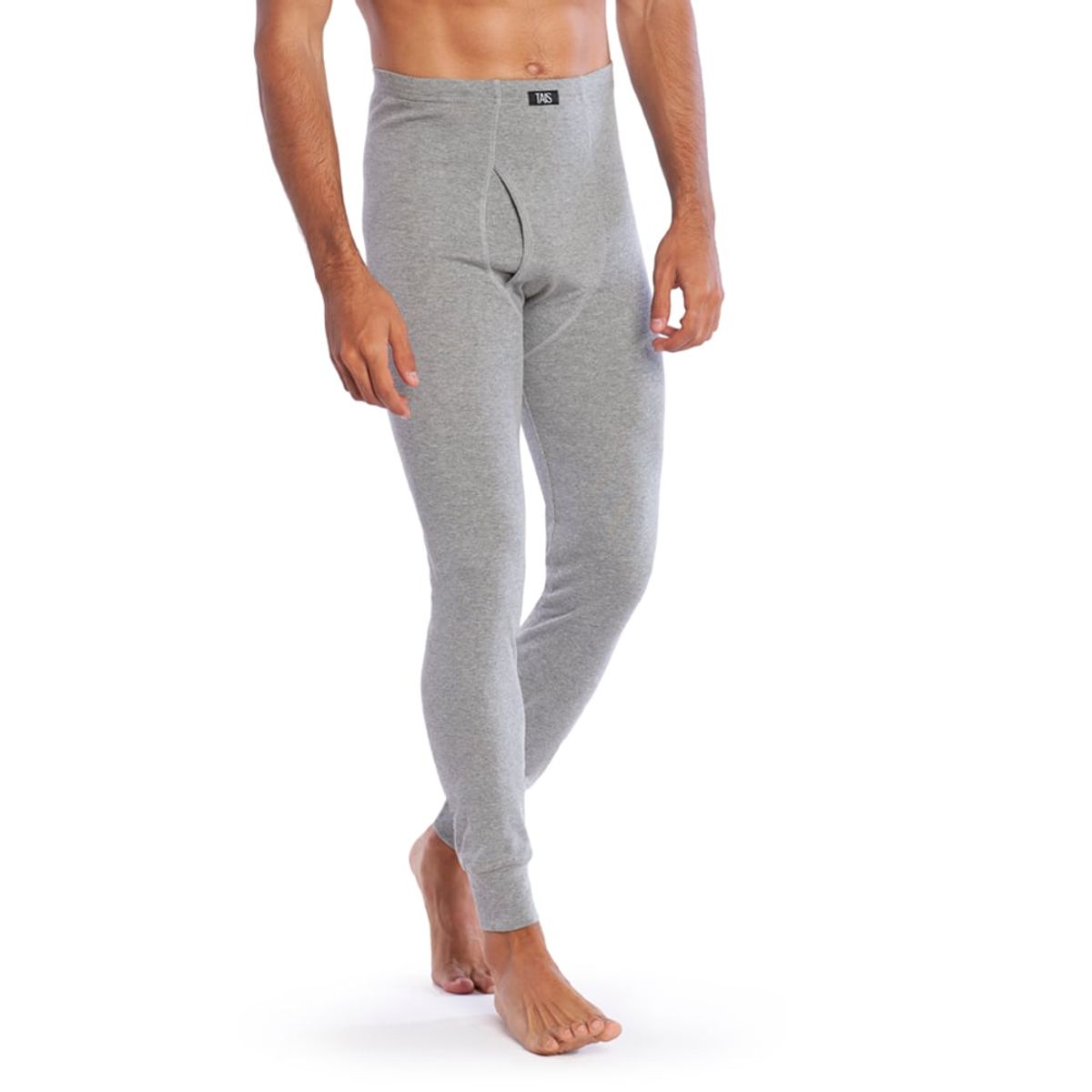 TAIS - Calzoncillo Largo Algodón Gris Tais