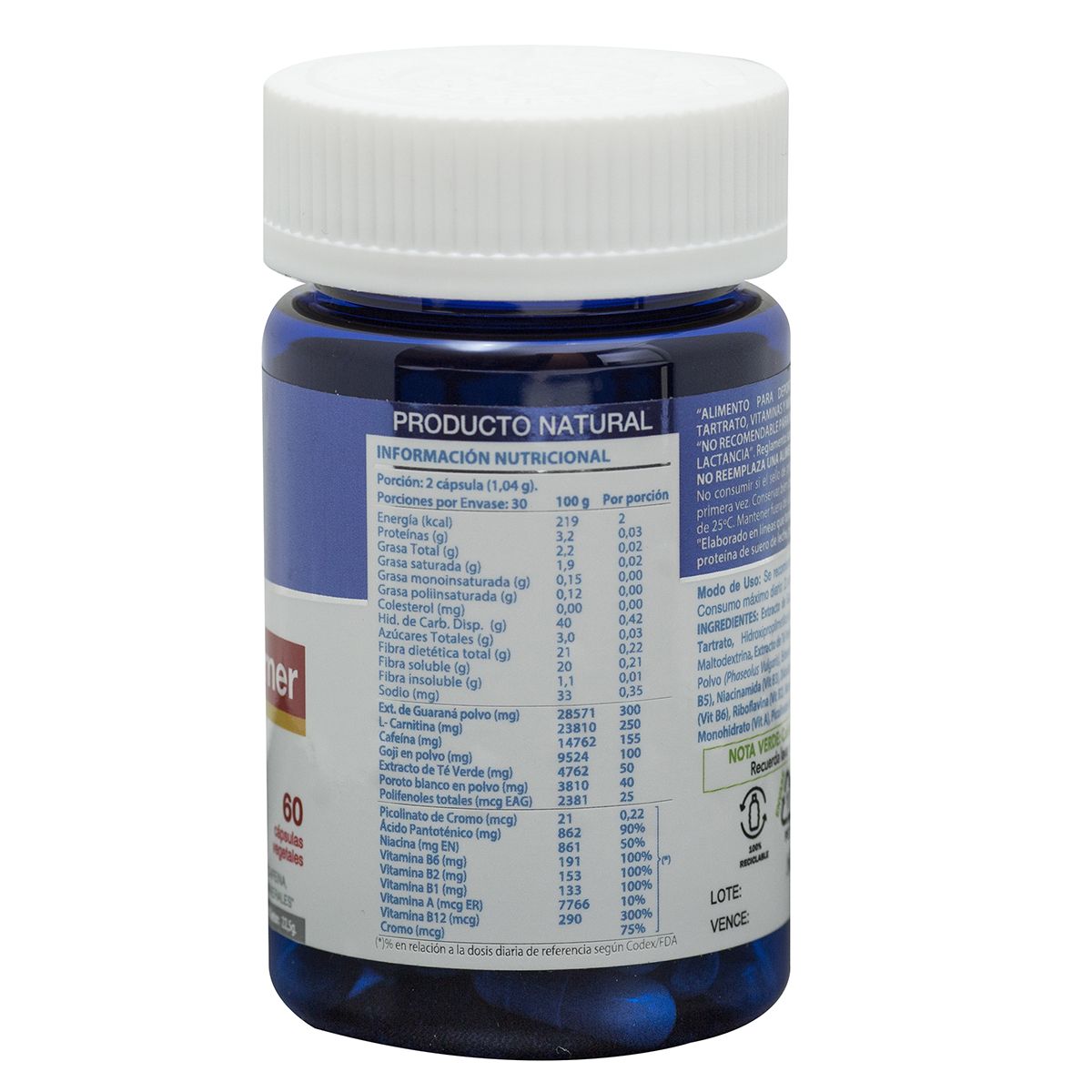 KNOP - Natural Burner X 60 Capsulas Natblue