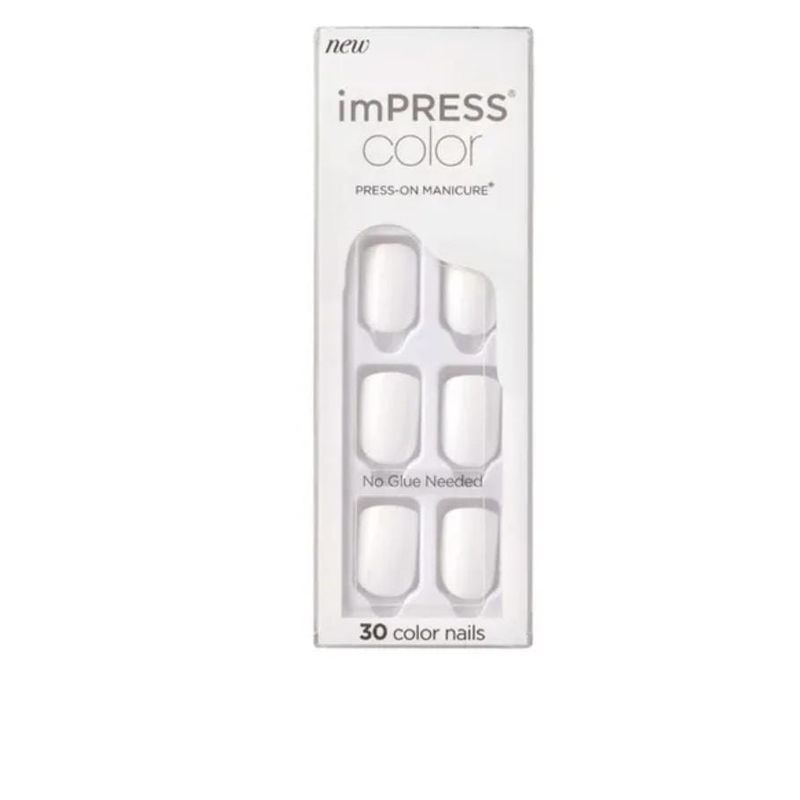 GENERICO - Manicure Impress - Set De Uñas Adhesivas Press On - Blancas